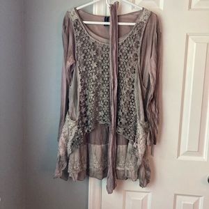 Sacred Threds | Small/Medium | Two Layer Tunic with Scarf